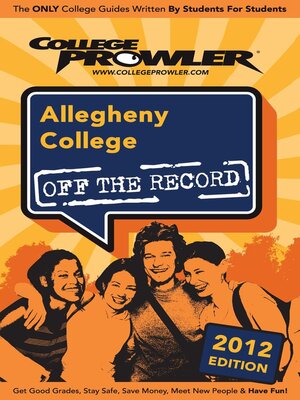 cover image of Allegheny College 2012
